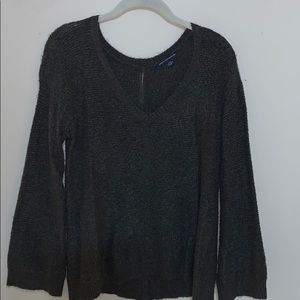American Eagle Sweater with zipper back detail